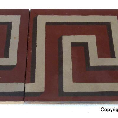 Boch Freres border tiles c.1908