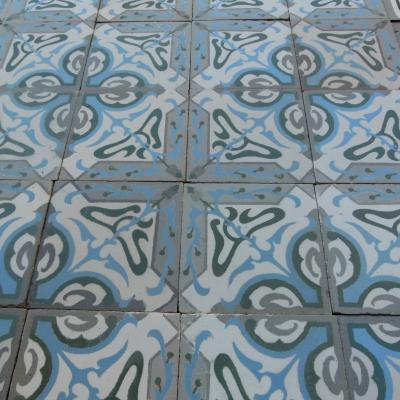 Impressive 10.75m2 / 117 sq. ft Belgian Art Nouveau floor