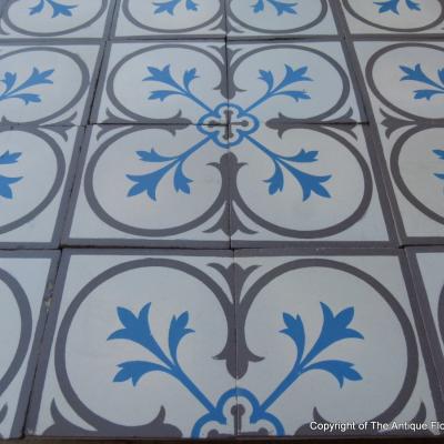37m2+/400 sq ft Boch Freres ceramic - late 19th century