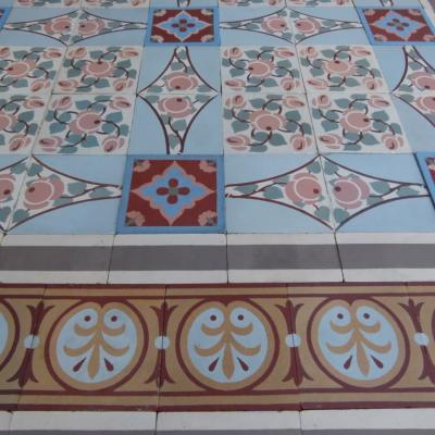 An impressive period Douvrin floor - c.16.5m2 / 177 sq ft.