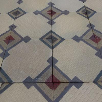 Rare 12.5m2+ heritage Boch Freres floor c.1886