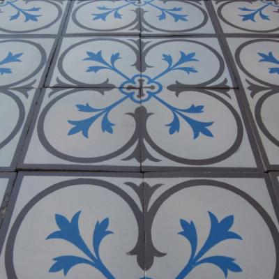 37m2+/400 sq ft Boch Freres ceramic - late 19th century