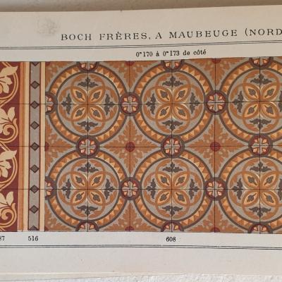 105 antique ceramic half size borders - superb quality