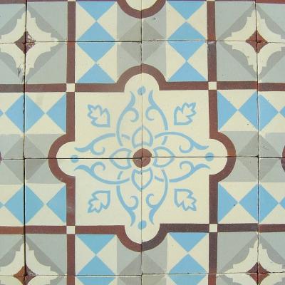 Antique ceramic kitchen floor c.1892-1910