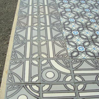 15m2+ classically tessellating antique floor c.1909