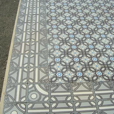 15m2+ classically tessellating antique floor c.1909