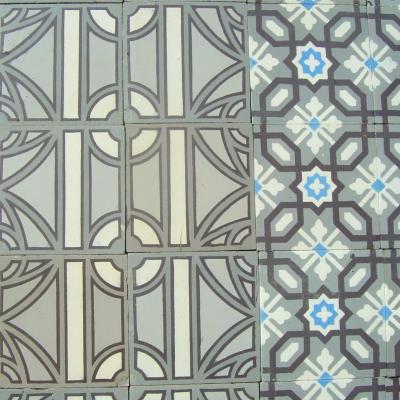 15m2+ classically tessellating antique floor c.1909