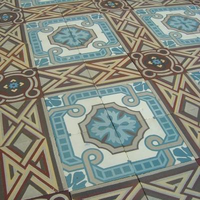 Impressive Belgian/French period entrance hall floor – 10m2 / 107 sq ft