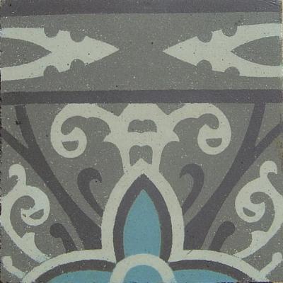 Early Art Nouveau Maufroid Freres et Soeur ceramic encaustic floor-13m2-17m2+