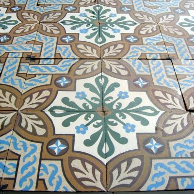 28.5m2 / 307 sq ft St. Ghislain ceramic floor 