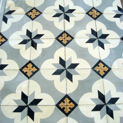 Antique carreaux de ciments tiles - classical French design c.1900