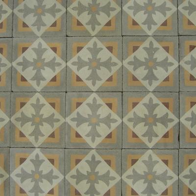 9.25m2 / 100 sq ft of late 19th century floor tiles