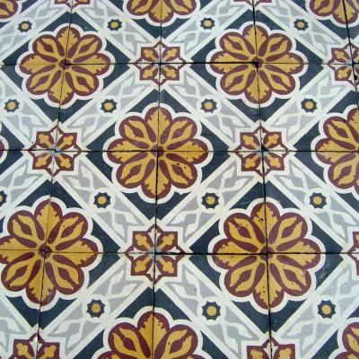 1m2 of antique carreaux de ciments tiles