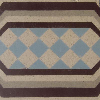 c.9m2 antique French Colozier floor pre-1913