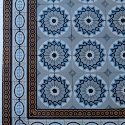 A large 28.5m2 / 305sqft Octave Colozier ceramic floor - before 1913