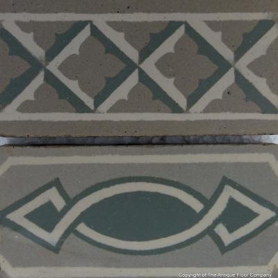 15m2 / 160 sq ft Belgian antique ceramic tile - 1900-1925