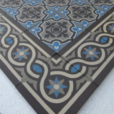 Small antique Boucquey and Winckelmans ceramic floor c.1930