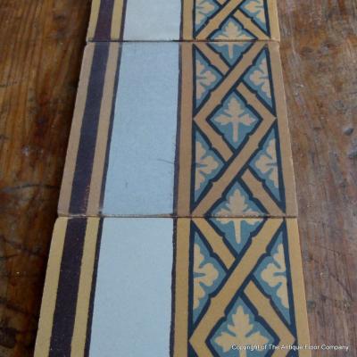 Antique French lattice theme ceramic tiles