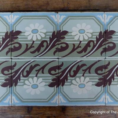 Antique French Sand & Cie border tiles