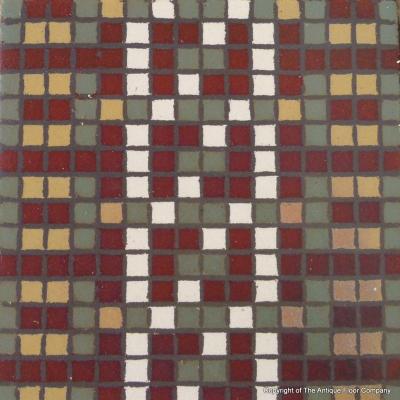 15.5m2 French mosaic themed ceramic floor c.1930