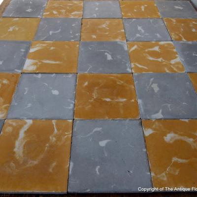 16.5m2 antique carreaux de ciments tiles c.1930-1940