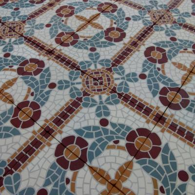 20.5m2 / 220 sq ft Mosaic themed ceramic floor c.1930