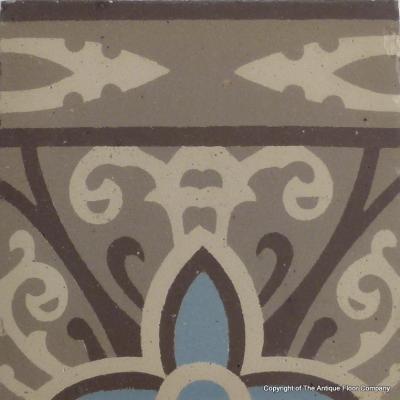 16.3m2 Belgian Art Nouveau ceramic floor pre-1912