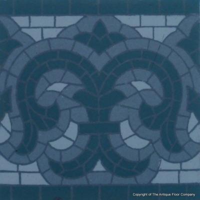 c.22m2 antique Maufroid Freres et Soeur ceramic floor - 1875-1912
