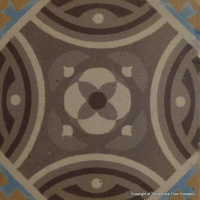 Small Belgian ceramic tile panel dated 1879 - 1912