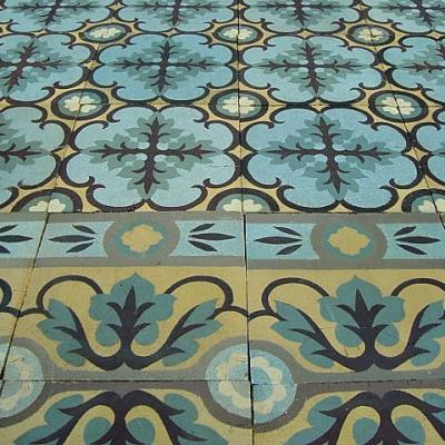 c.33.4m2+ antique Maufroid Freres et Soeur ceramic pre-1912