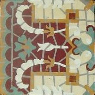 A Societe Morilame Belgian floor with same size borders
