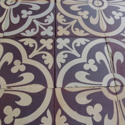 A Sand & Cie heritage ceramic with geometric borders 5.8m2