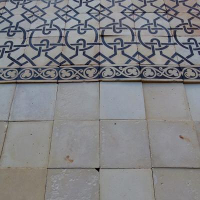 RARE – Late 19th C. Boulenger antique ceramic floor c.9m2 to 23m2