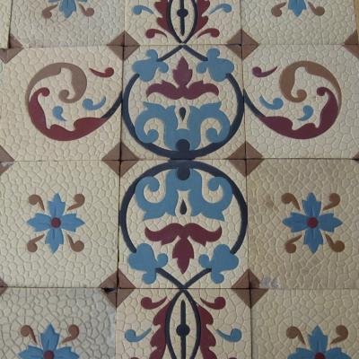 RARE – Up to 9m2 of stunning antique Sinzig tiles 1896