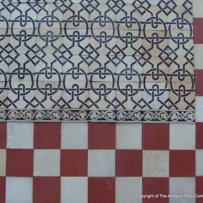 RARE – Late 19th C. Boulenger antique ceramic floor c.9m2 to 23m2