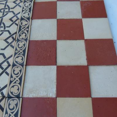 RARE – Late 19th C. Boulenger antique ceramic floor c.9m2 to 23m2