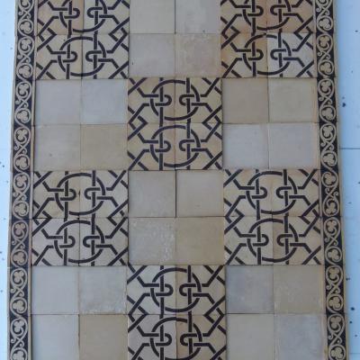 RARE – Late 19th C. Boulenger antique ceramic floor c.9m2 to 23m2