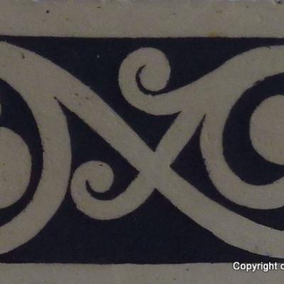 RARE – Late 19th C. Boulenger antique ceramic floor c.9m2 to 23m2